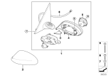 Diagram for 2009 BMW 328i Side View Mirrors - 51167282650