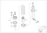 Diagram for BMW 525xi Shock Absorber - 33526785984