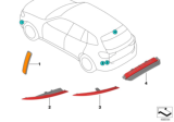 Diagram for BMW X4 M Bumper Reflector - 63148497424