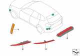 Diagram for 2019 BMW X4 Bumper Reflector - 63148497424