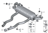 Diagram for BMW M760i xDrive Tail Pipe - 18308654955