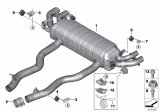 Diagram for 2018 BMW Alpina B7 Muffler Hanger Straps - 18308582063