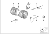 Diagram for BMW 528i Blower Motor - 64118385558