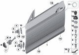 Diagram for 2013 BMW 550i GT Door Hinge - 41007228155