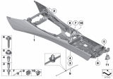 Diagram for 2012 BMW Z4 Center Console Base - 51169181374