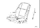 Diagram for 1997 BMW 318i Seat Cushion Pad - 52108166364