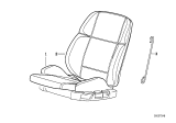 Diagram for 1994 BMW 318is Seat Cushion Pad - 52108132099