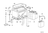 Diagram for BMW 735i Batteries - 61217567185