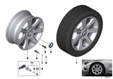Diagram for BMW 328i GT xDrive Alloy Wheels - 36116856893