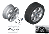 Diagram for 2017 BMW 330i GT xDrive Alloy Wheels - 36116856893