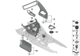 Diagram for BMW 340i GT xDrive Center Console Latch - 51169227901