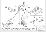 Diagram for 2002 BMW 530i Door Latch Cable - 51228225713