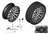 Diagram for 2020 BMW 840i xDrive Gran Coupe Alloy Wheels - 36116891732