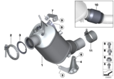 Diagram for BMW 328d xDrive Catalytic Converter - 18308583372