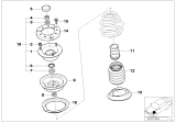 Diagram for BMW 525xi Coil Spring Insulator - 31331091867