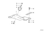 Diagram for BMW 735i Motor And Transmission Mount - 23711176040