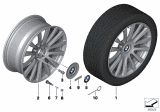 Diagram for 2016 BMW 650i Alloy Wheels - 36117843718