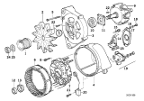 Diagram for 1994 BMW 850CSi Alternator Pulley - 12311720368