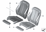 Diagram for 2014 BMW M235i Seat Cushion Pad - 52107344901