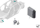 Diagram for BMW X3 Parking Sensors - 66208062280