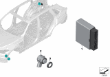 Diagram for BMW X5 M Parking Assist Distance Sensor - 66208062280