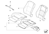 Diagram for 2009 BMW 335i Seat Cushion Pad - 52107244128