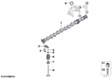 Diagram for BMW i8 Rocker Shaft Spring Kit - 11348603911