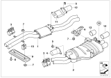 Diagram for BMW 325Ci Exhaust Hanger - 18107515325