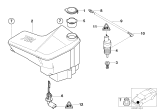 Diagram for 2005 BMW X5 Washer Reservoir - 61668252722