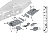 Diagram for BMW 530e Steering Column Cover - 51459396453