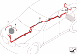 Diagram for 2020 BMW X3 M Battery Cable - 61126839821