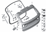 Diagram for 2018 BMW X1 Liftgate Hinge - 41007350830