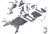 Diagram for BMW 550i GT Floor Pan - 41127290105