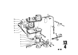 Diagram for 1970 BMW 1602 Throttle Body Gasket - 13110639196