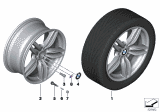 Diagram for BMW 550i Alloy Wheels - 36117842652