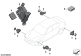 Diagram for BMW 340i Parking Assist Distance Sensor - 66209261587