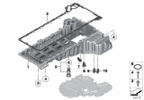 Diagram for 2011 BMW 760Li Oil Pan Gasket - 11137578305