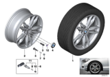 Diagram for 2019 BMW M240i xDrive Alloy Wheels - 36117845871