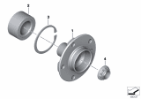 Diagram for 2017 BMW 320i Wheel Bearing - 33416792356