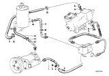 Diagram for 1980 BMW 633CSi Power Steering Hose - 32411128162