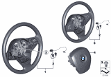 Diagram for 2009 BMW X5 Steering Wheel - 32306778742