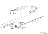 Diagram for 1998 BMW 318ti Parking Brake Cable - 34401166053