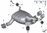 Diagram for BMW 128i Exhaust Pipe - 18307560009