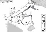 Diagram for 2017 BMW 650i A/C Liquid Line Hoses - 64539376986