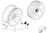 Diagram for 2003 BMW X5 Alloy Wheels - 36116752027