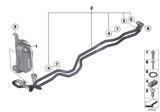 Diagram for BMW X4 Oil Cooler Hose - 17227601763