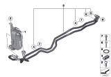 Diagram for 2016 BMW X4 Oil Cooler Hose - 17227601763