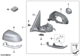 Diagram for BMW X6 Side View Mirrors - 51169463315