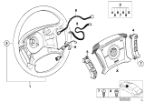 Diagram for BMW 320i Cruise Control Switch - 61316940139