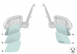 Diagram for 2020 BMW X1 Side View Mirrors - 51167377980